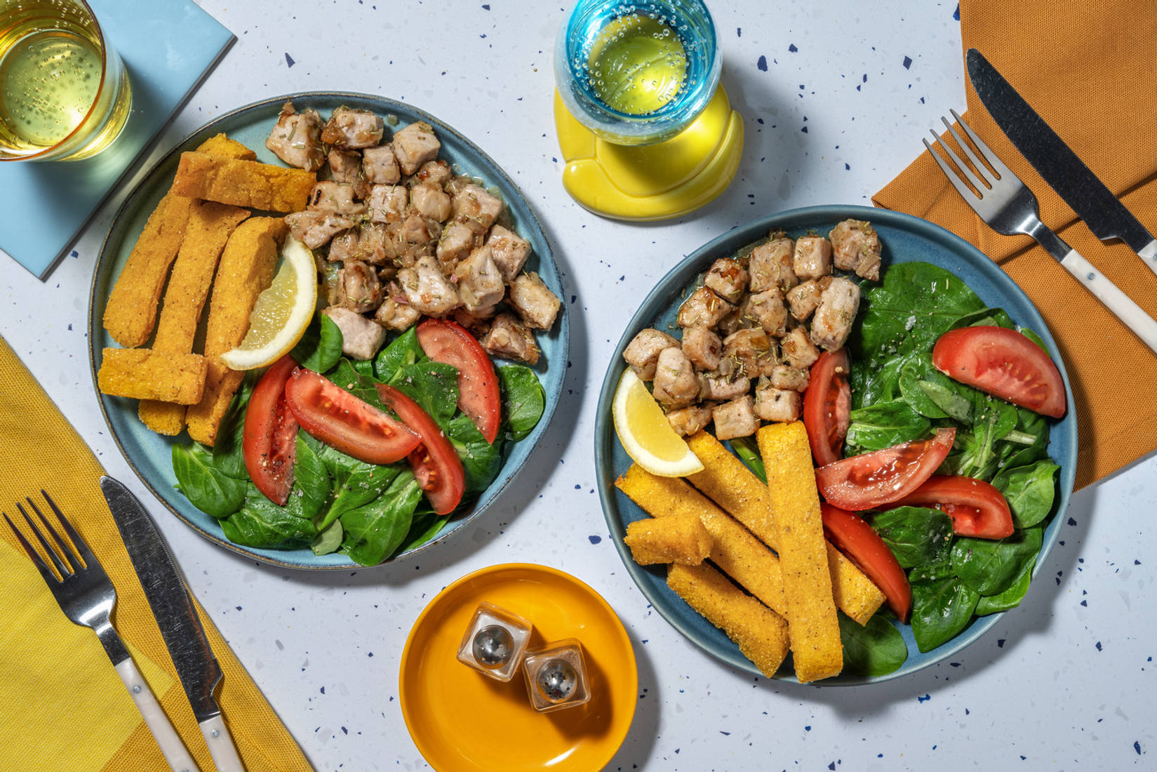 Bocconcini di lonza di maiale al limone