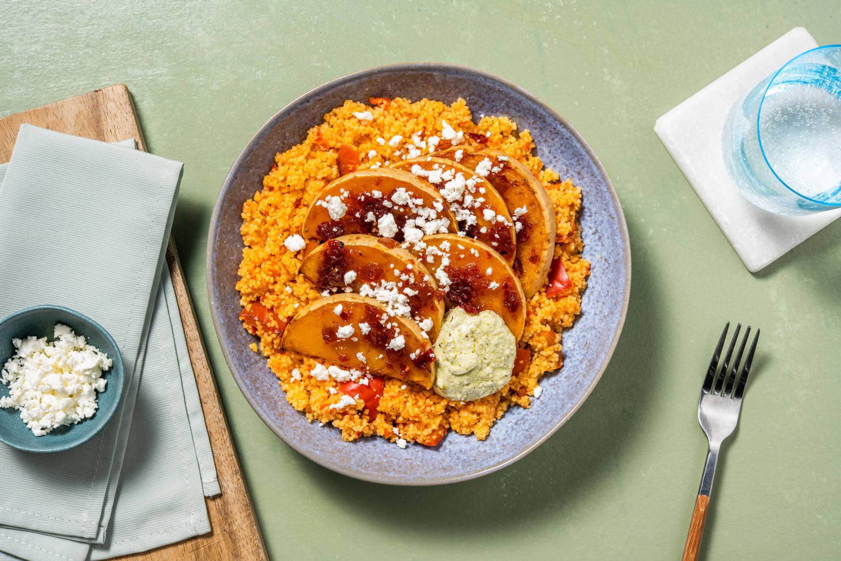 Peri Peri Squash and Roasted Pepper Couscous