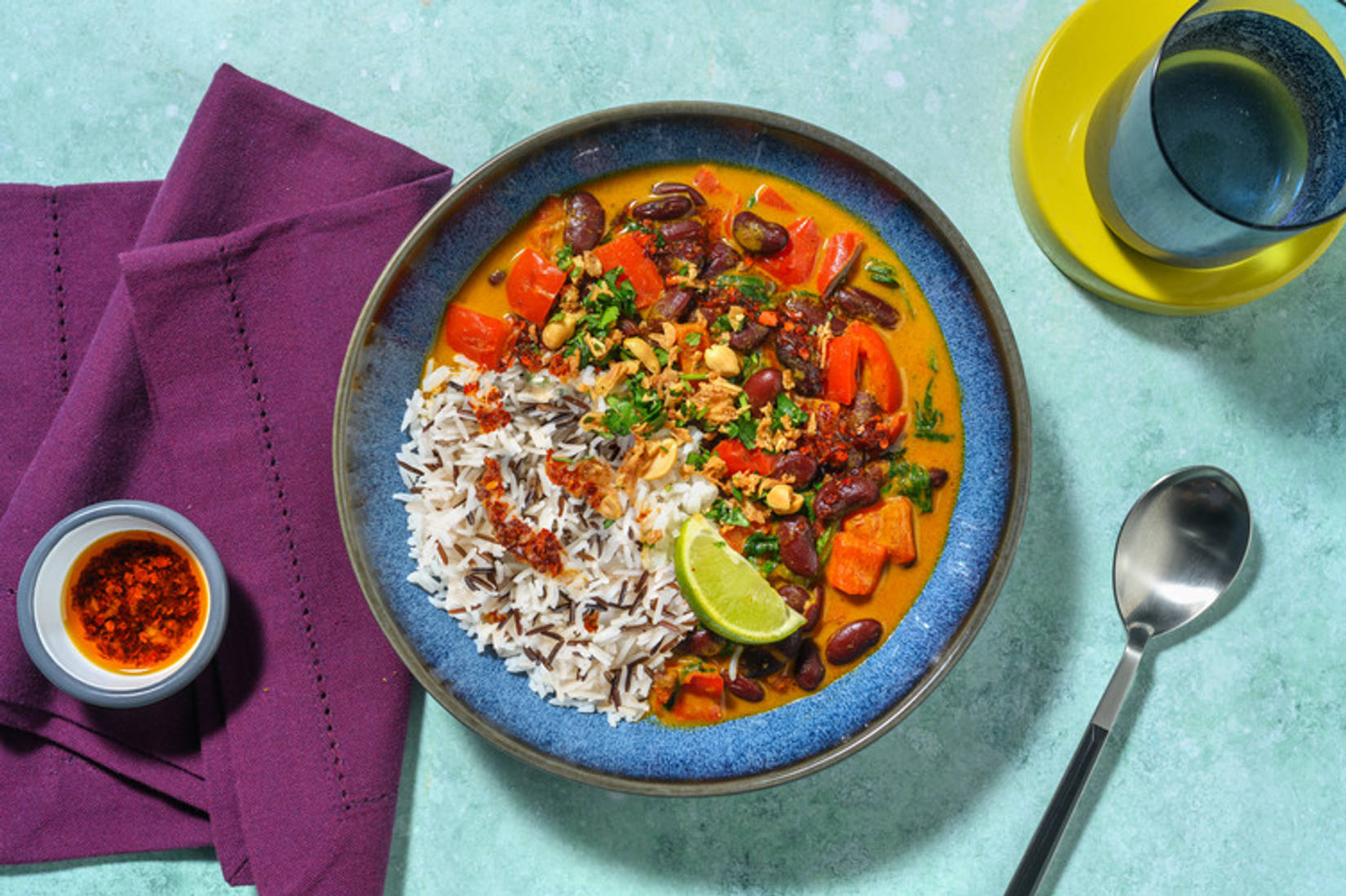 Thailandsk kidneybønnekarry