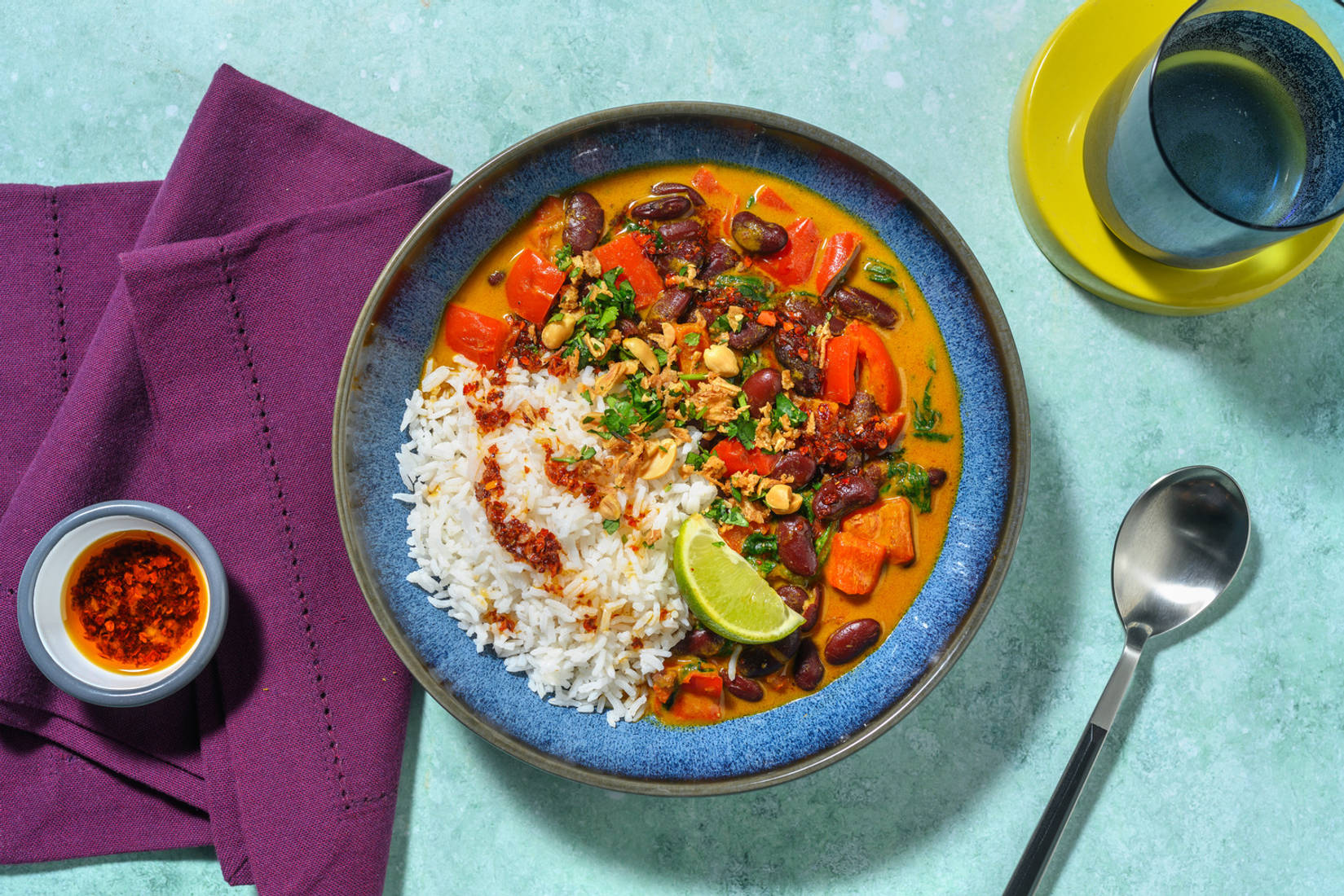 Thailandsk kidneybønnekarry