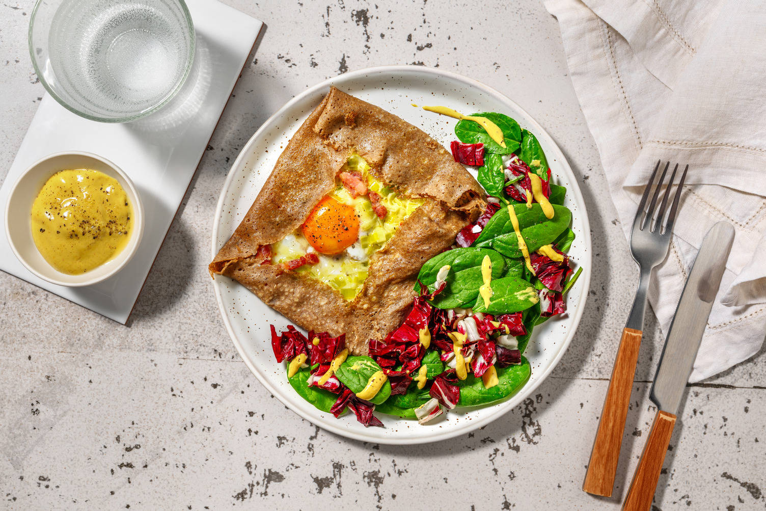 Galette paysanne poireaux & lardons