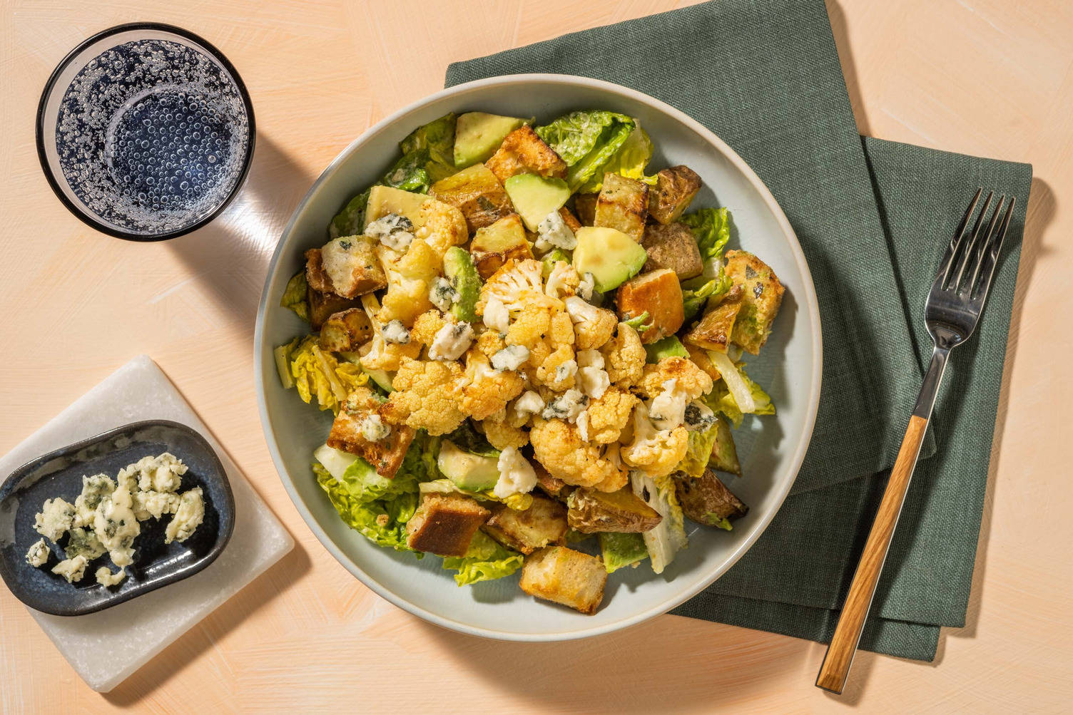 Sticky Glazed Cauliflower Sunshine Salad