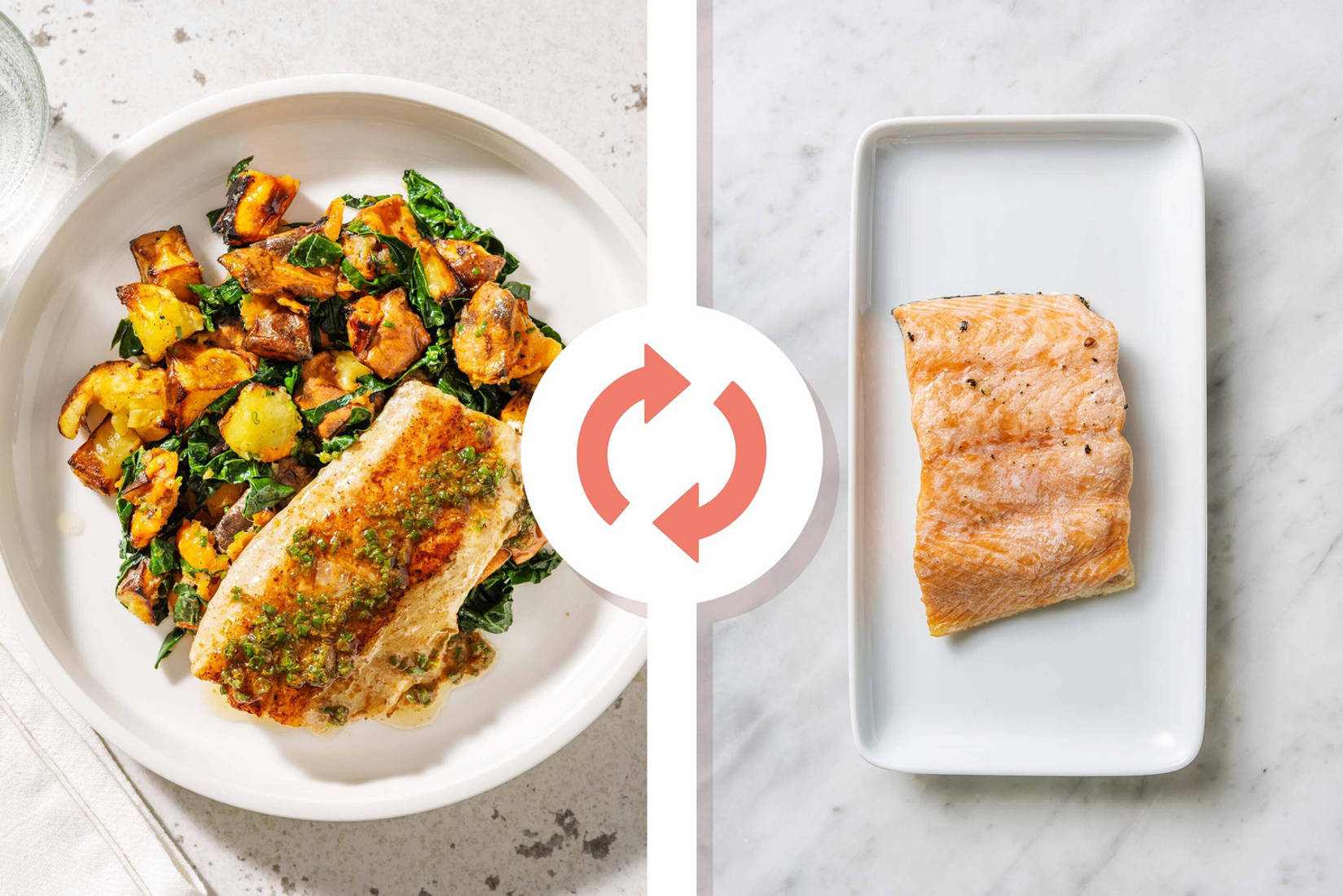 Cajun Spiced Salmon and Chive Dressing