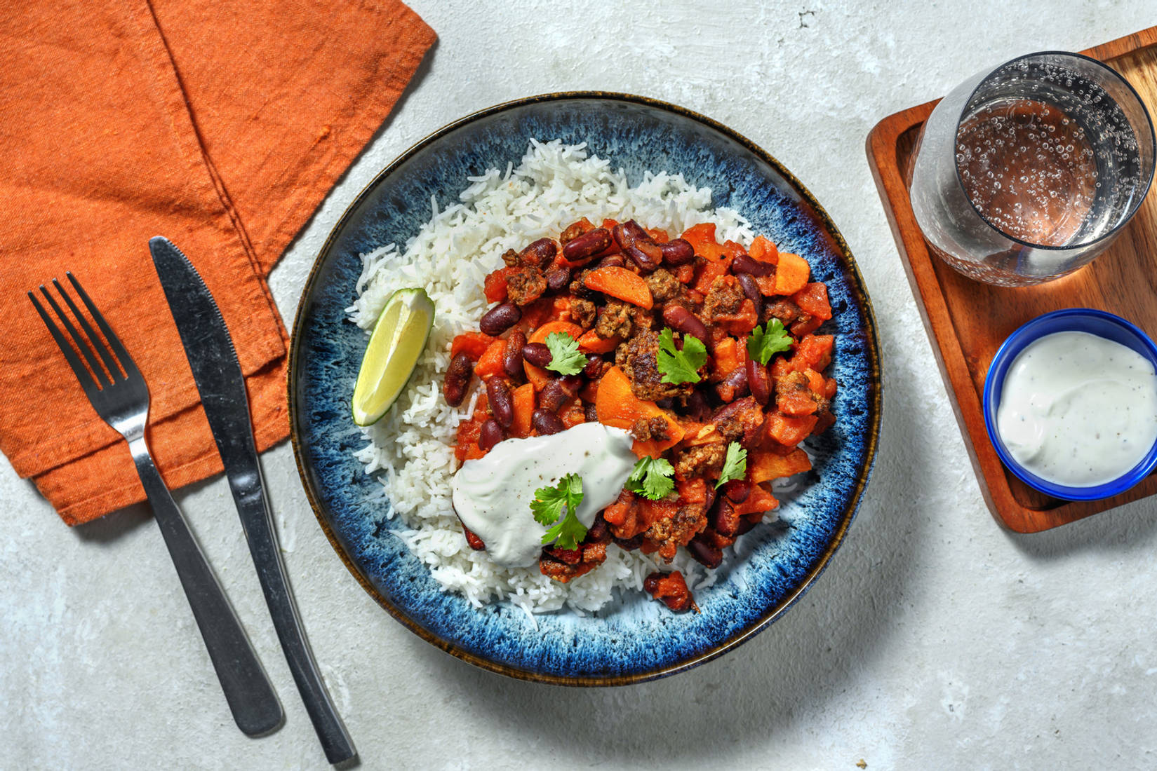 Rask kjøttdeigchili