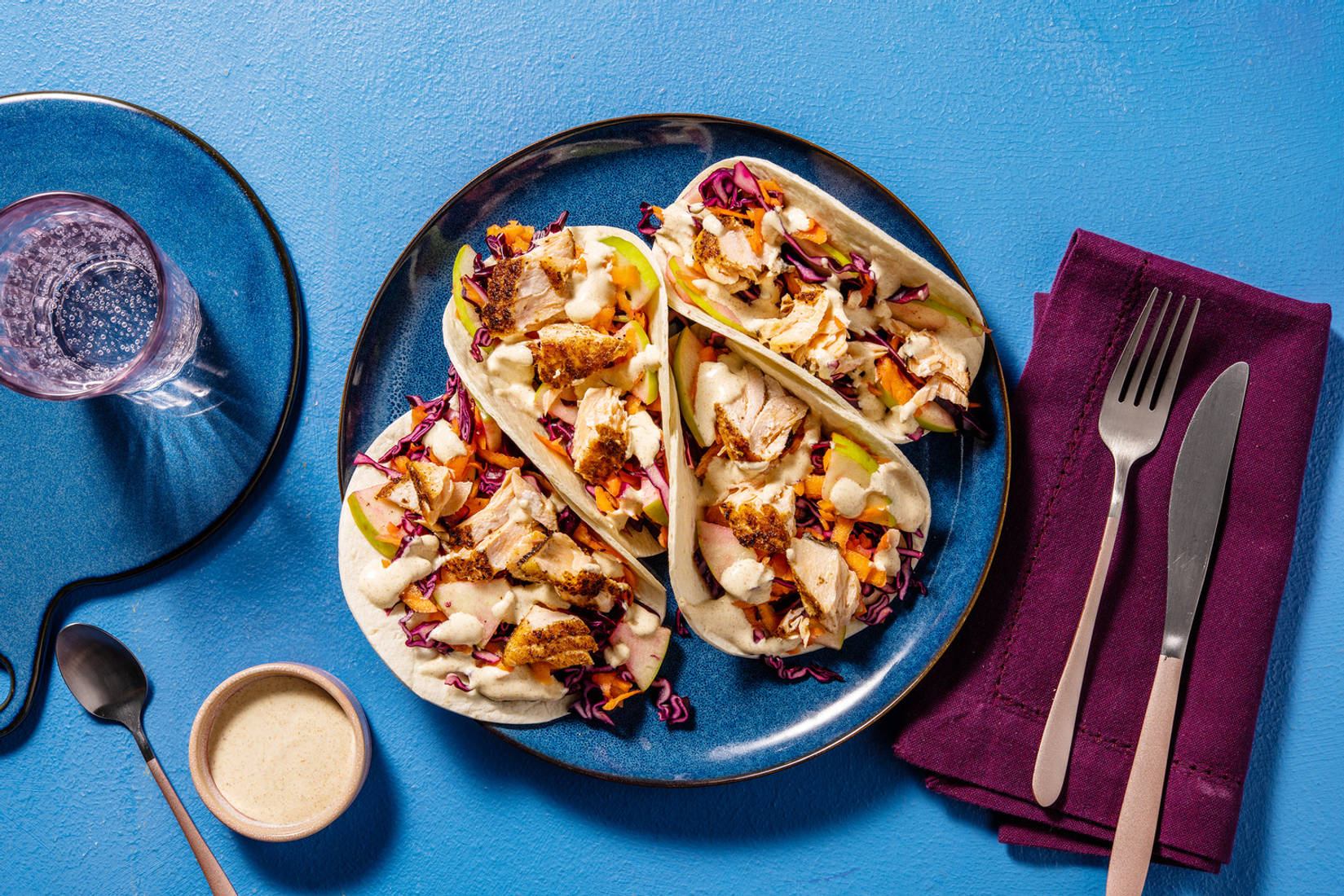 Snabba fisktacos på stekt öring