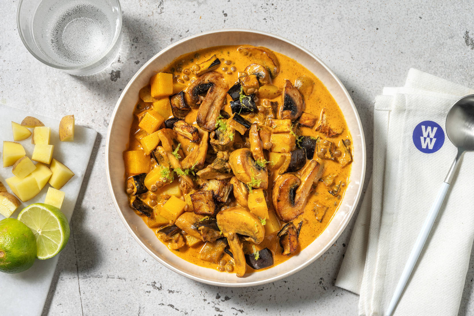 Creamy Aubergine Curry