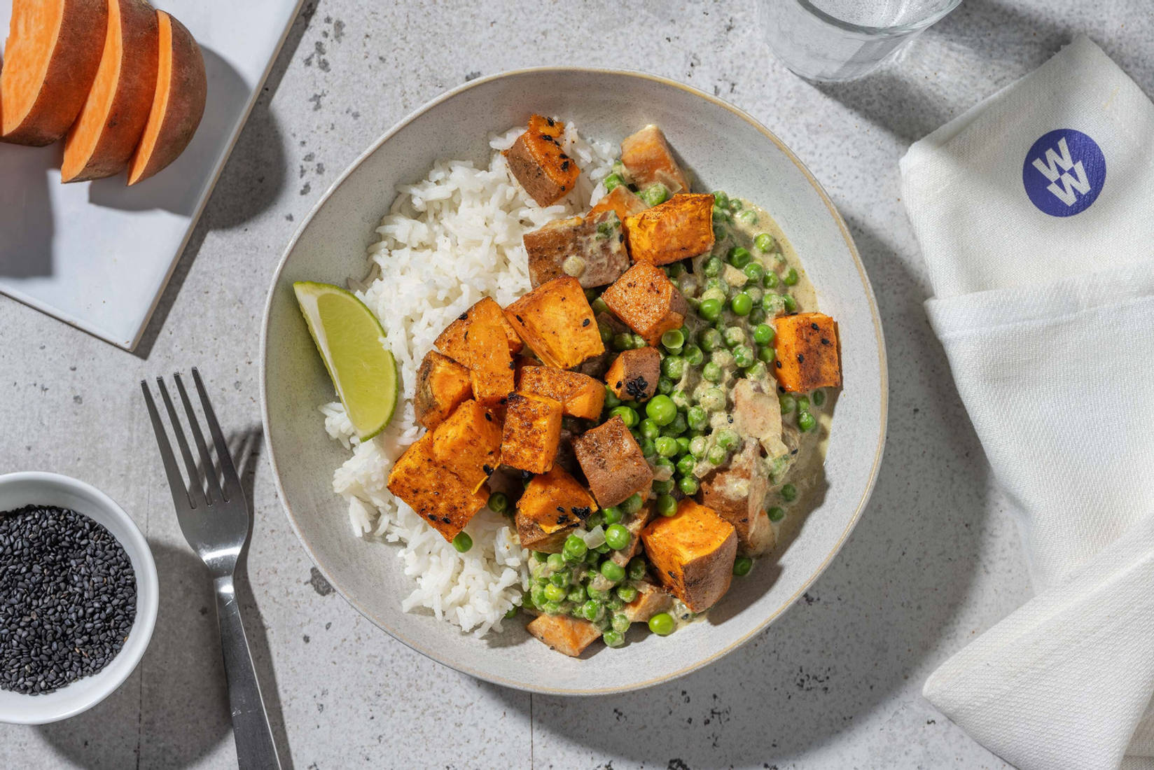 Green Thai Style Butternut Curry