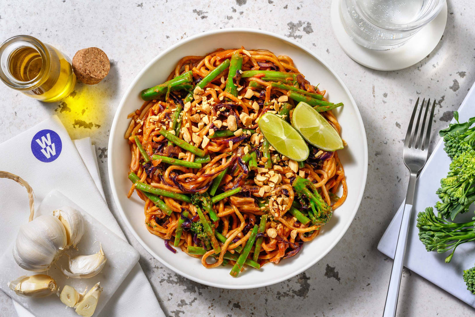 Veggie Peanut Noodle Stir-Fry