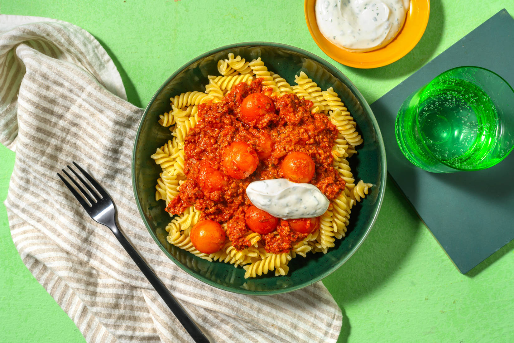 Türkische Rinderhackfleisch-Pasta