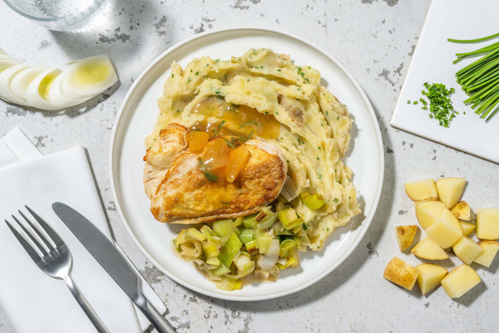 Apple and Sage Glazed Chicken