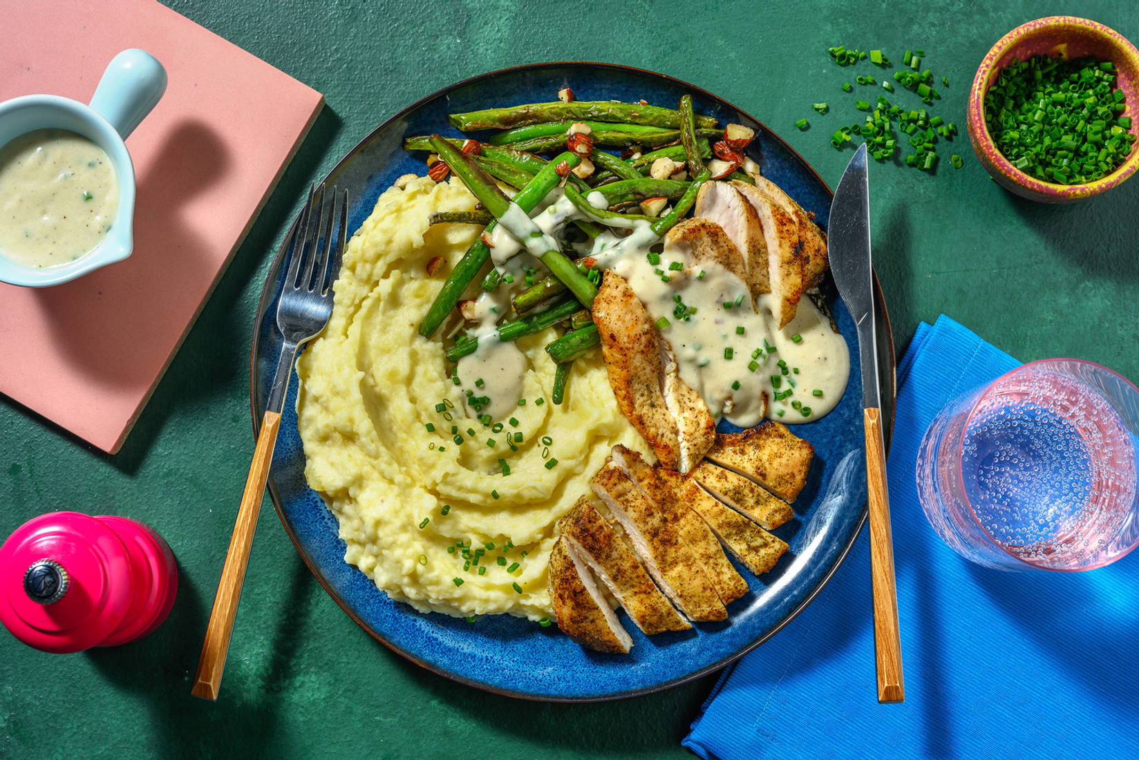 Vitlökskryddad kycklingfilé