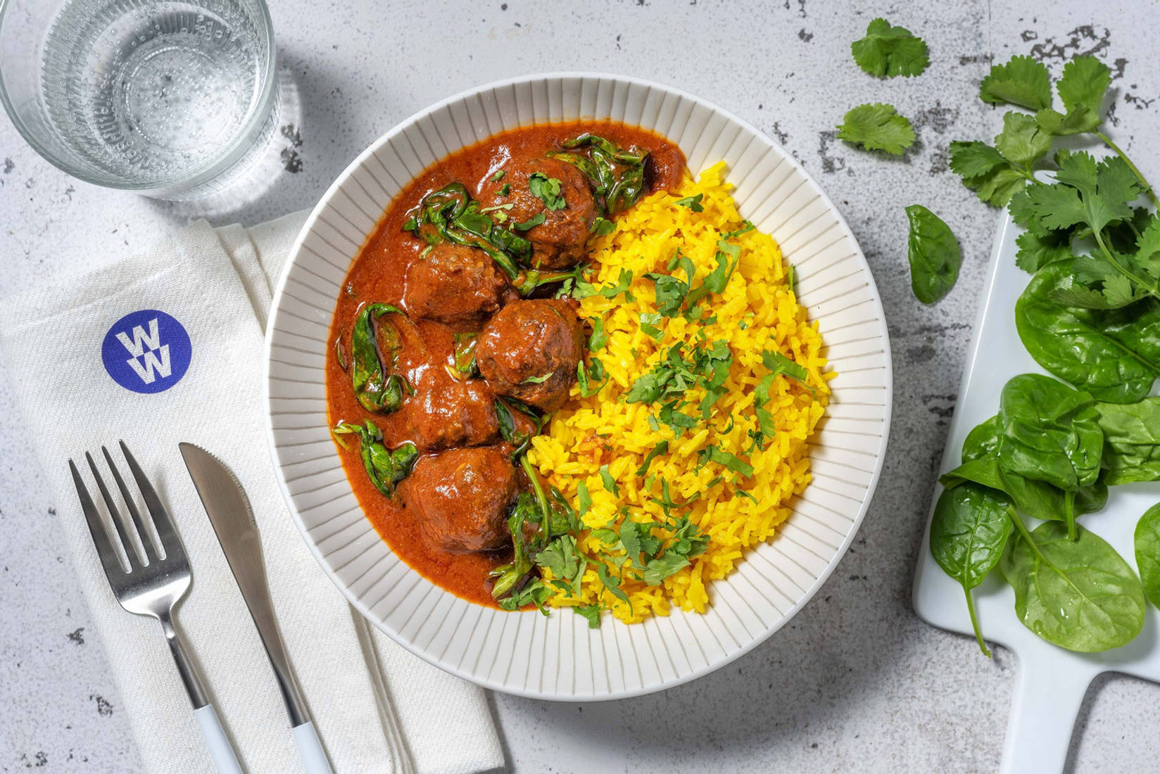 Beef Meatball Rogan Josh