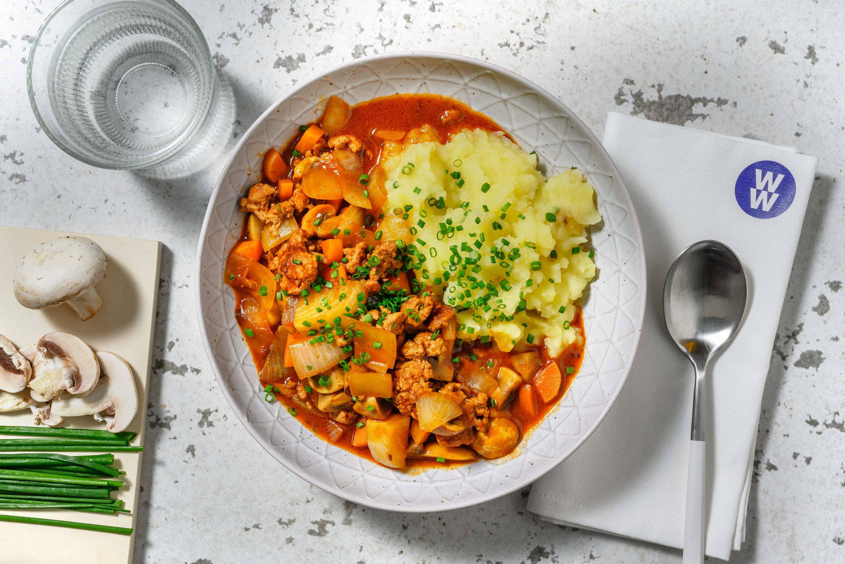 Easy Lamb and Mushroom Stew 