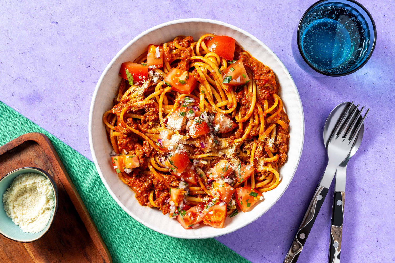 Vegetarisk plantefars-bolognese