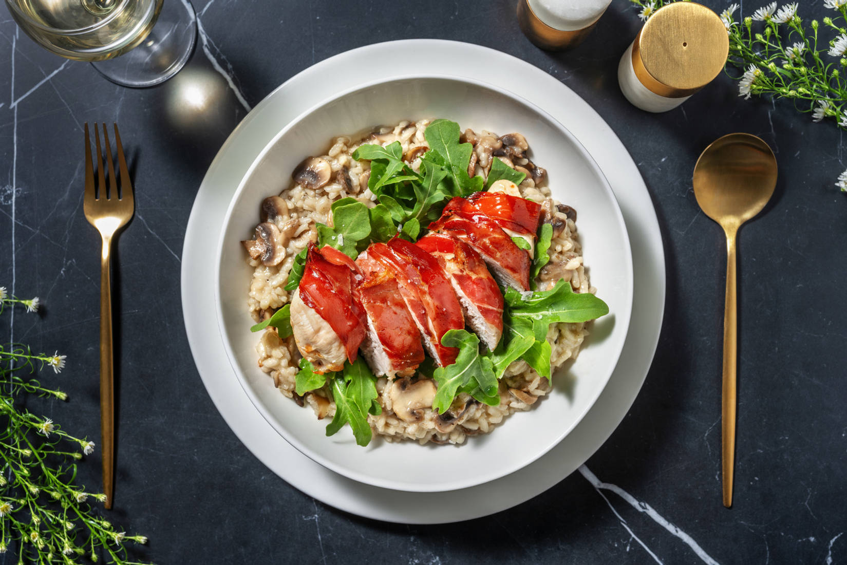 Chicken and Serrano Ham Saltimbocca