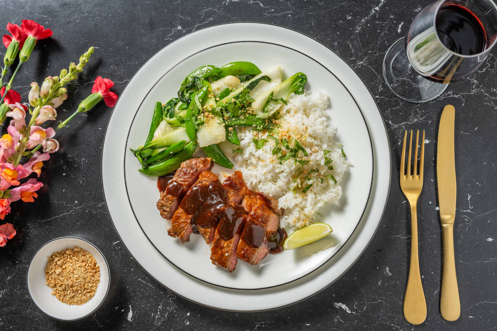 Teriyaki Glazed Rump Steak