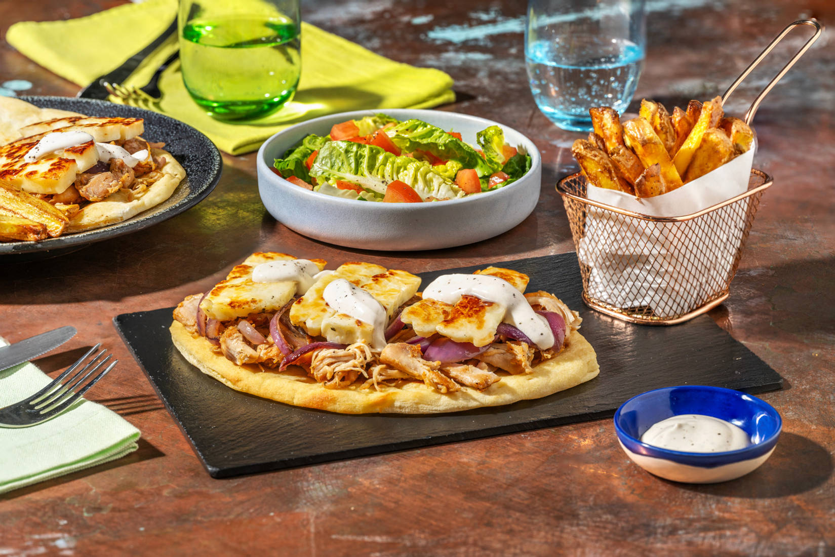 Chicken and Halloumi Shawarma