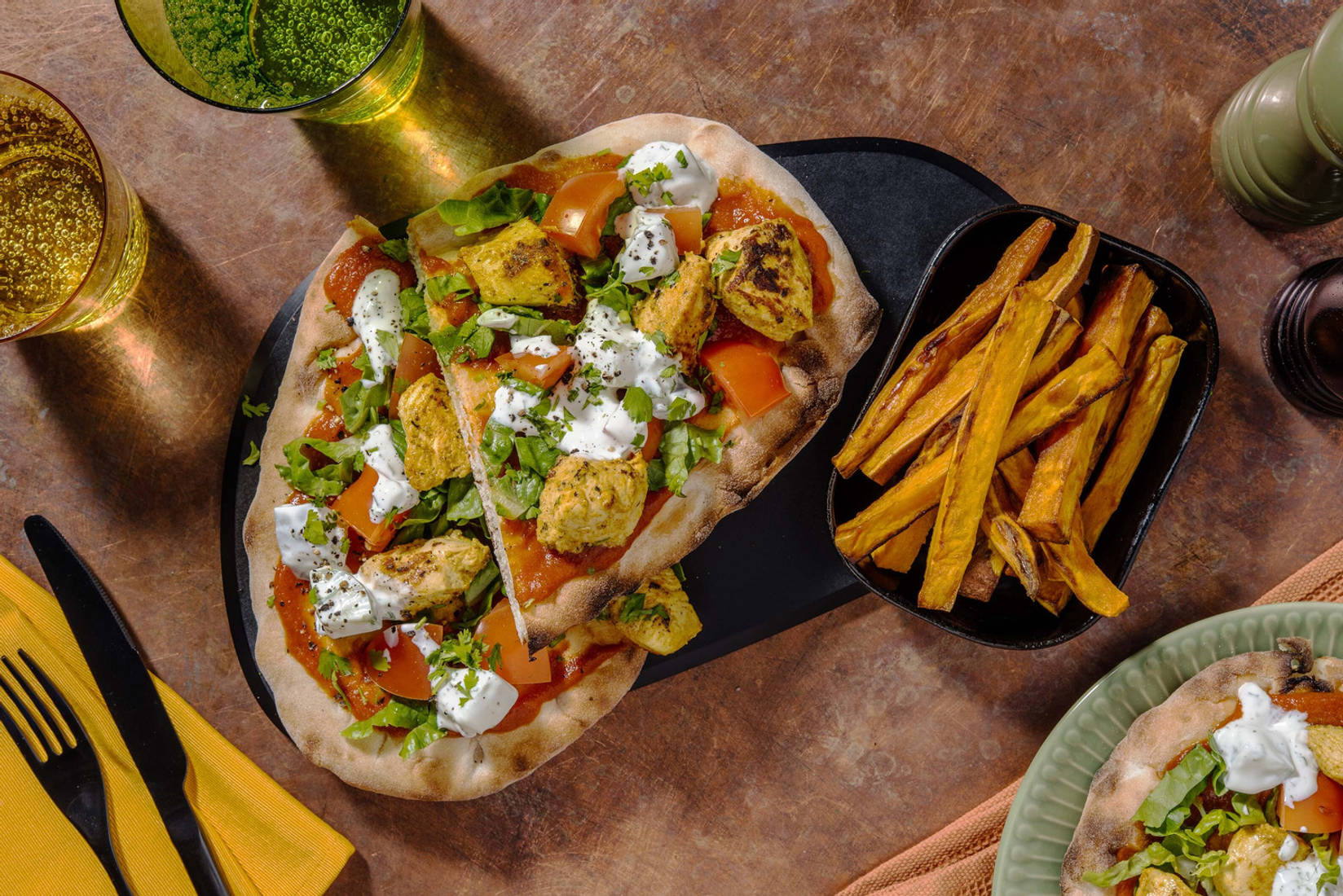 Tandoori Chicken Loaded Naan 