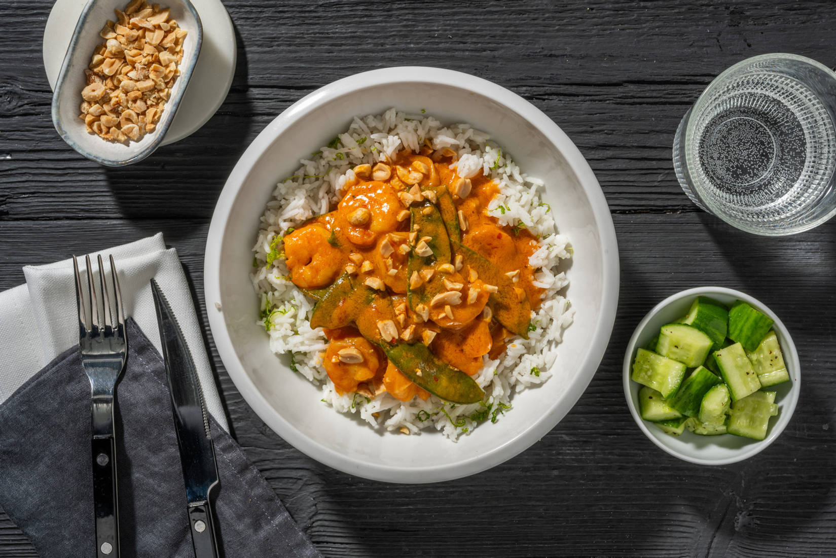 Ultimate Red Thai Style King Prawn Curry 