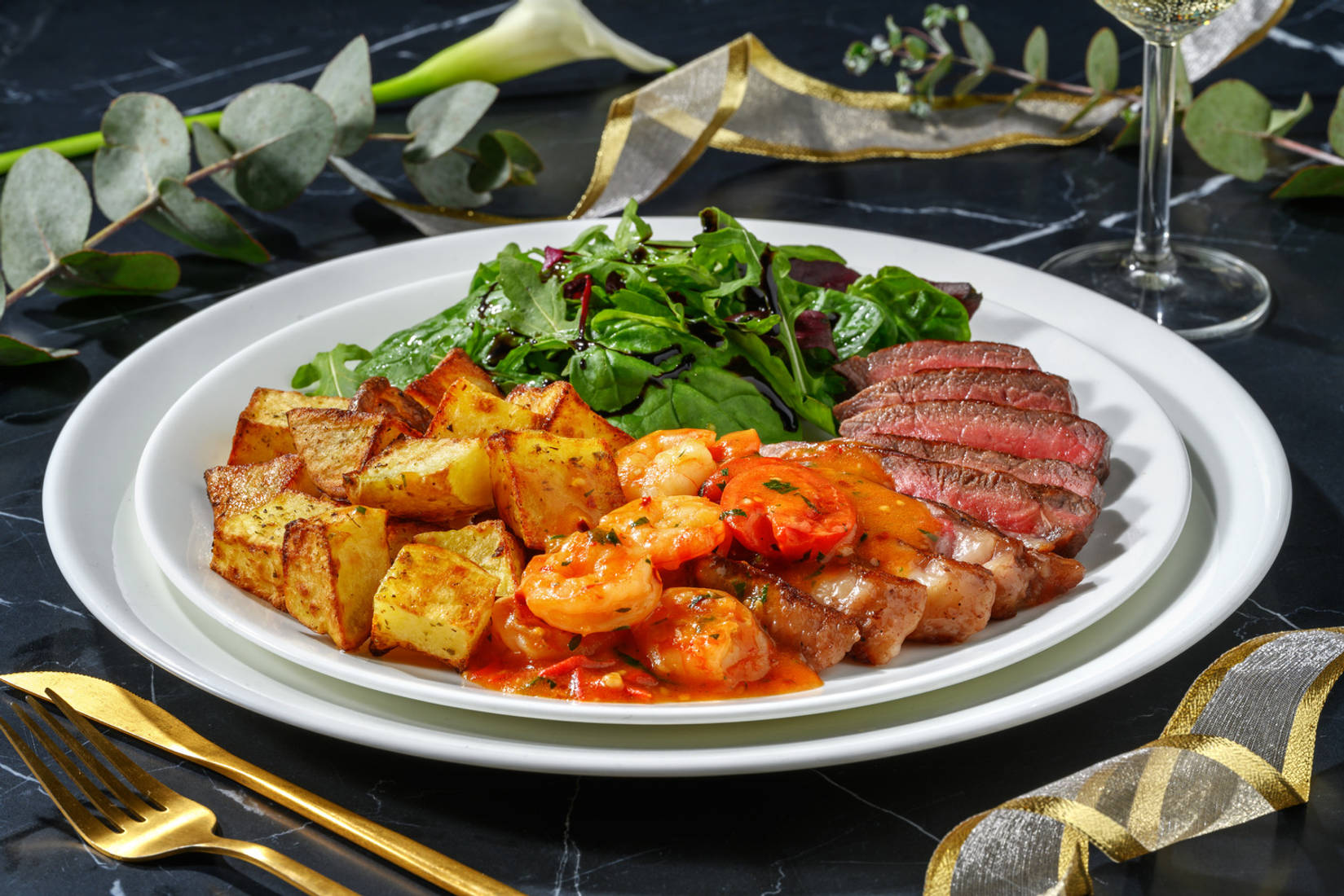 New Year's 21 Day Aged Fillet Steak Surf and Turf