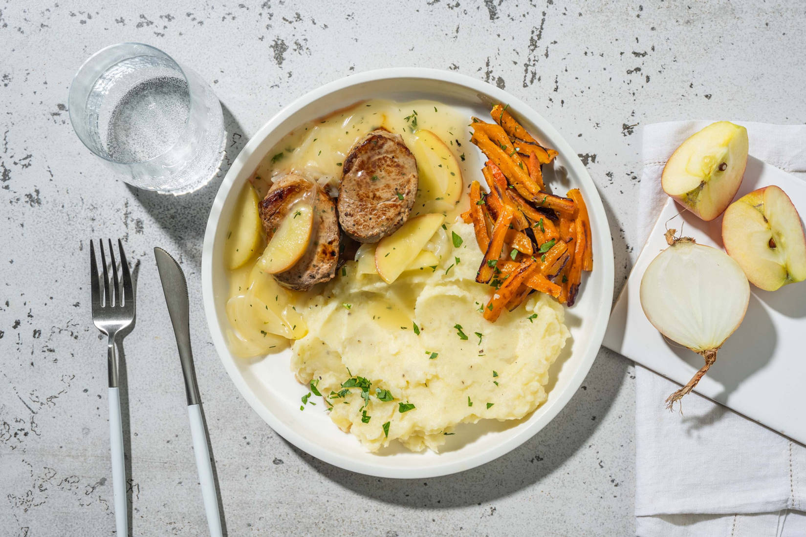Schweinefilet mit Kohlrabistampf