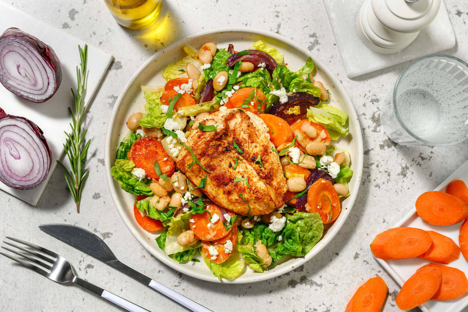 Gefüllte Bio-Hähnchenbrust mit Hirtenkäse