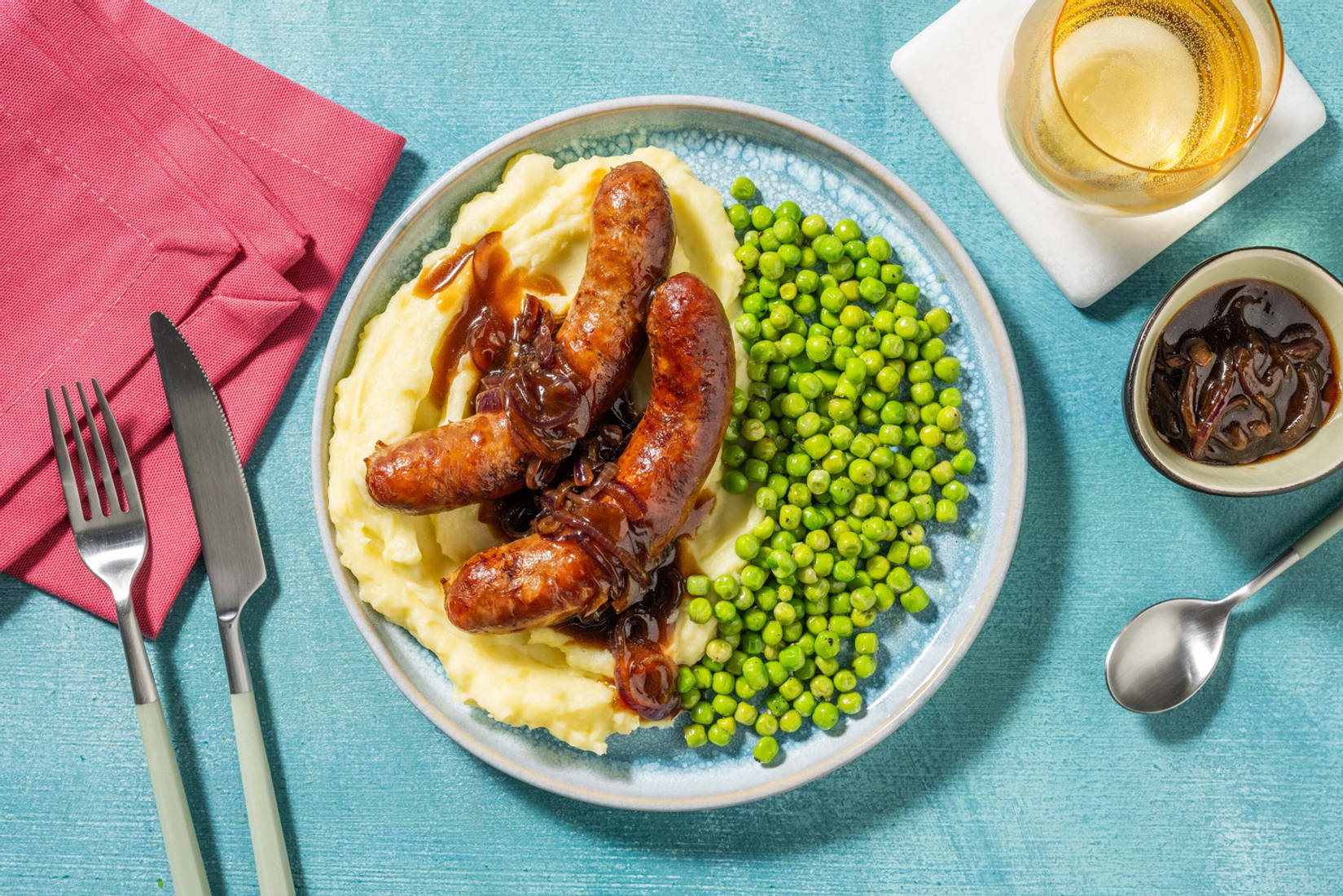 Cumberland Sausages and Mash