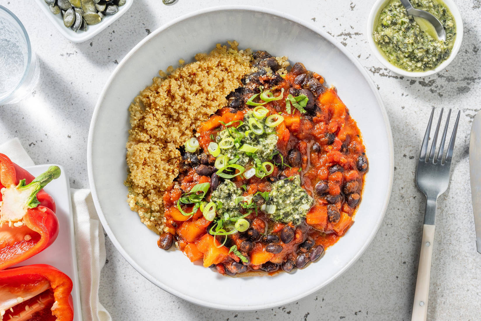 Chili con Sikil Pak! Kürbiskernpesto mit Jalapeños