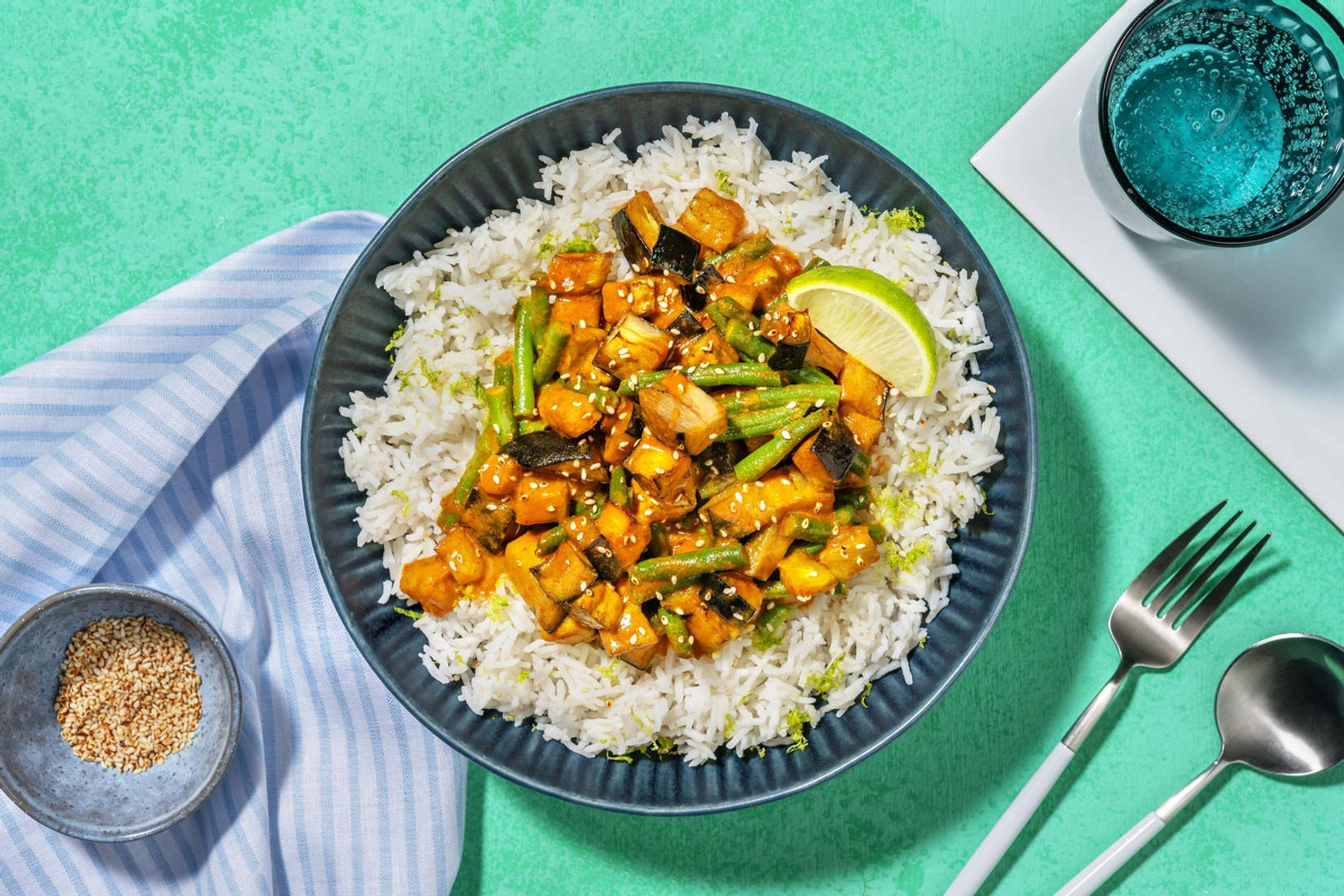 Aubergine Massaman Style Curry