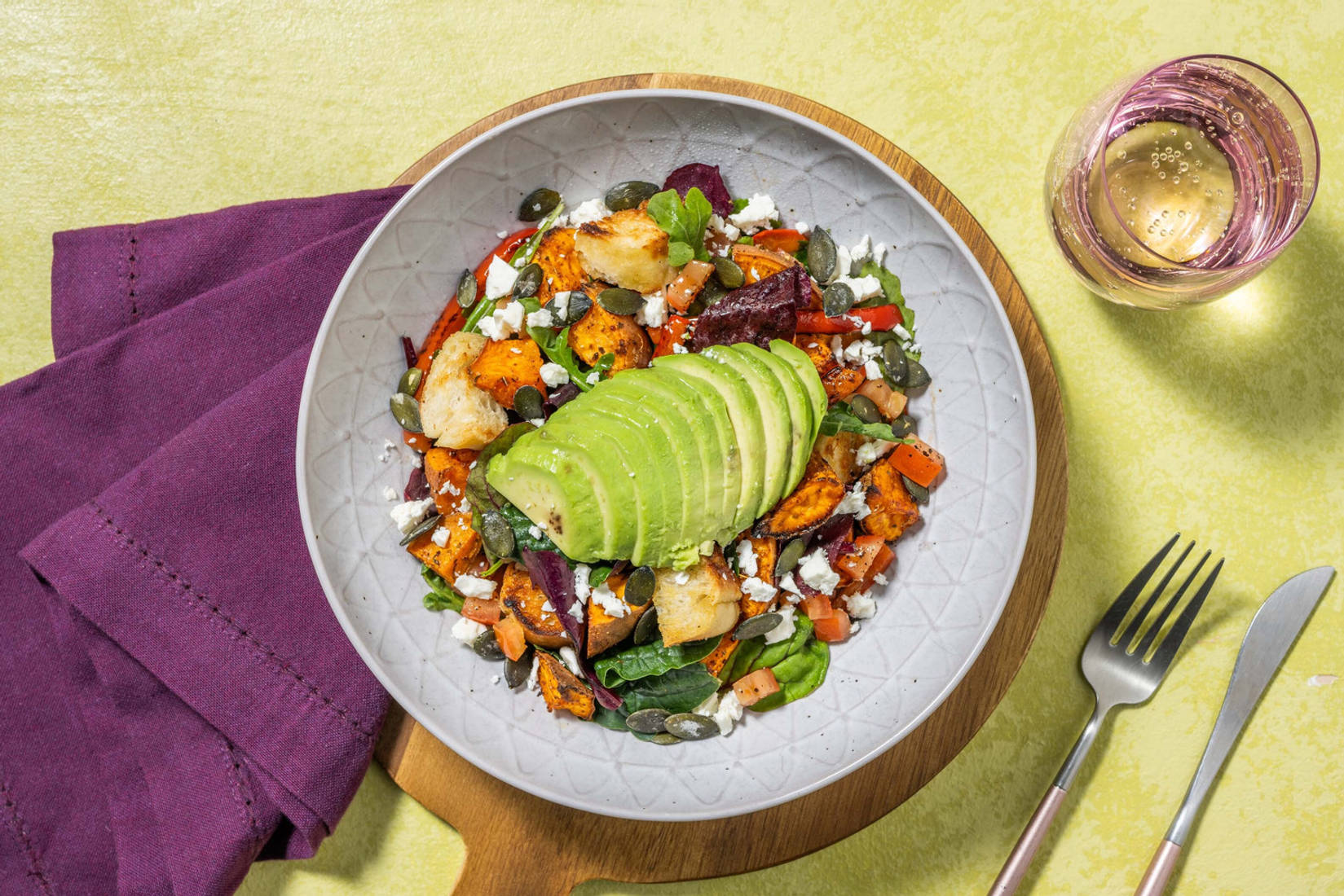 Warm Cajun Spiced Chicken and Sweet Potato Salad