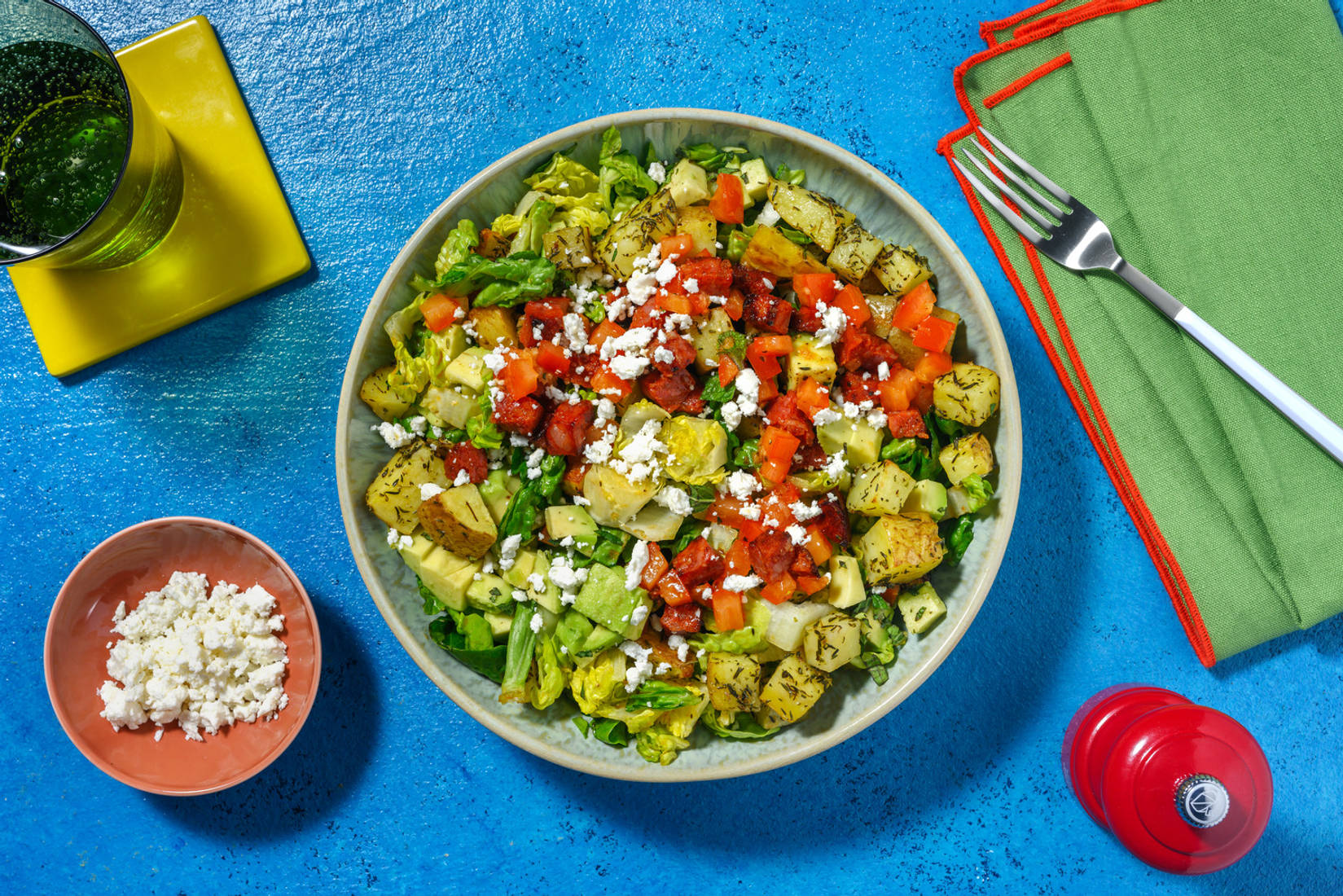 Summer Chorizo and Potato Salad