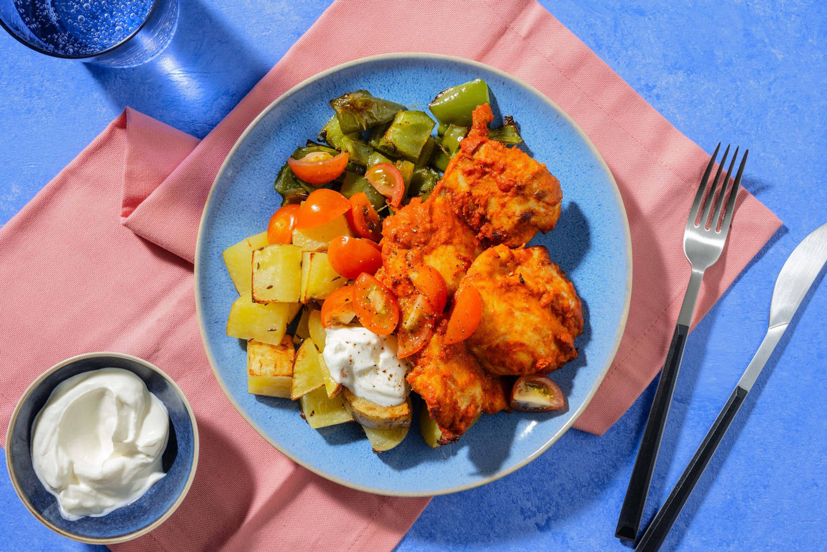 Tandoori Chicken and Potato Traybake