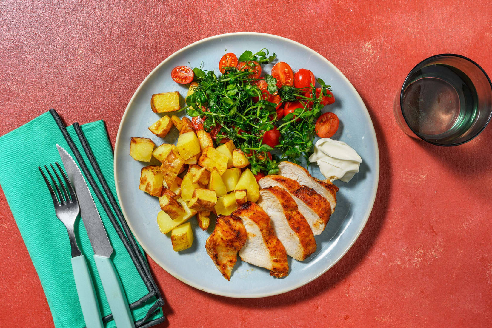 Peri Peri Chicken Breast Traybake