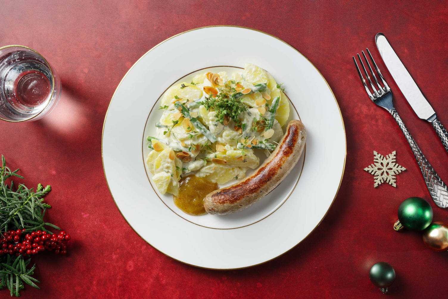 Thüringer mit schnellem Kartoffelsalat