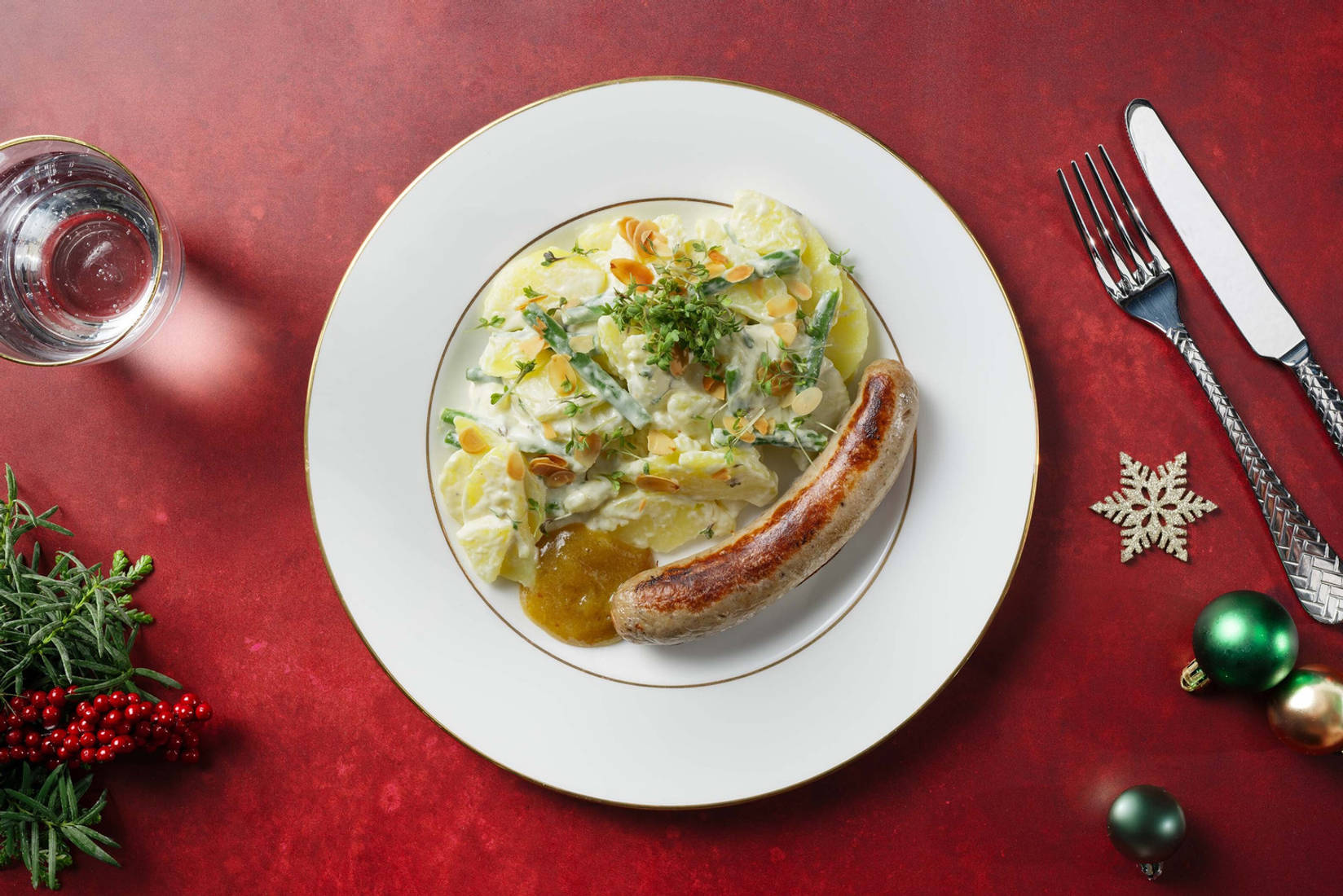 Thüringer mit schnellem Kartoffelsalat