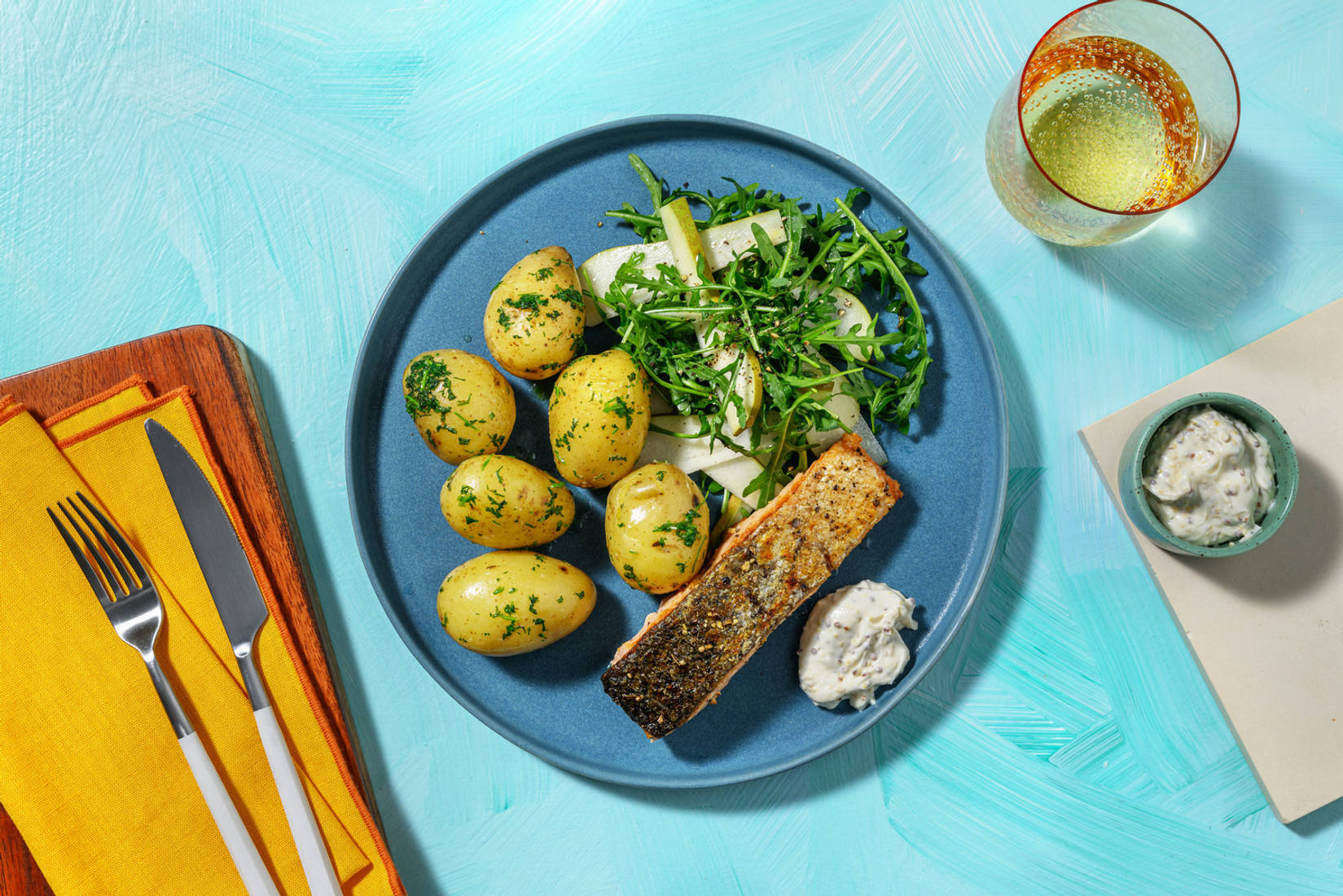 Snabb franskinspirerad lax med citronpeppar