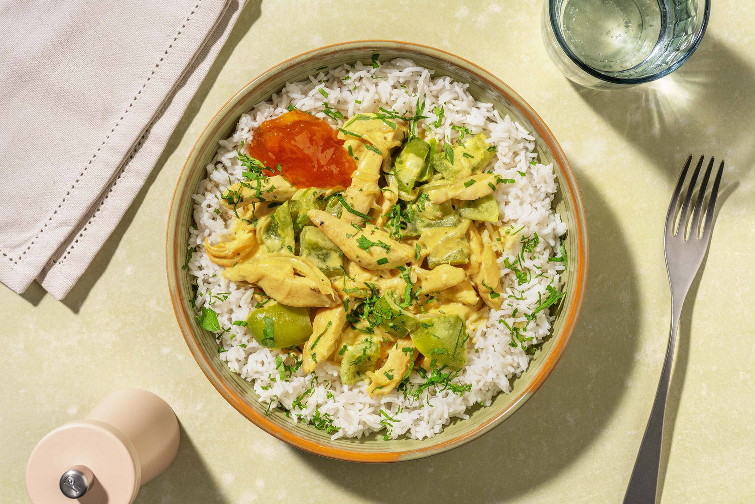 Rask og kremet kyllingkarri