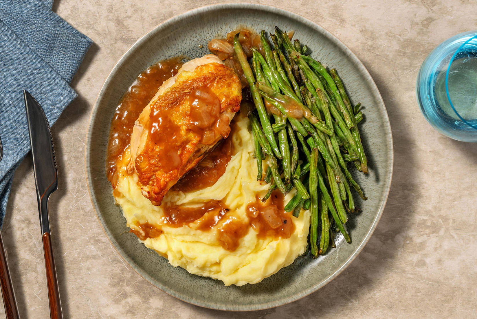 Roasted Chicken and Apple & Sage Gravy