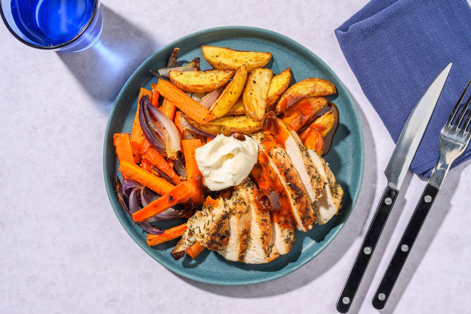 Family Favourite Thyme Roasted Chicken and Bacon