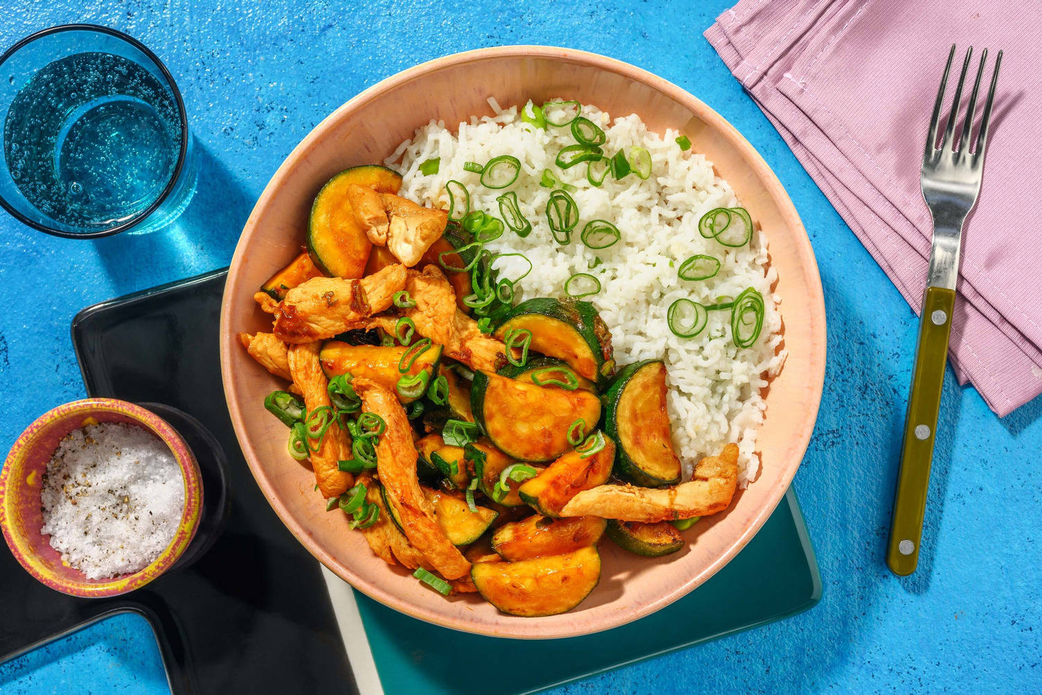 Bio-Chicken Teriyaki mit Sesam