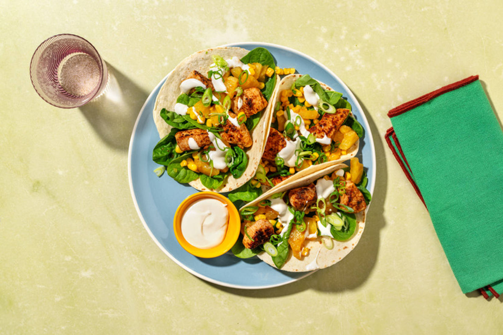 Fast Caribbean-Spiced Chicken Tacos