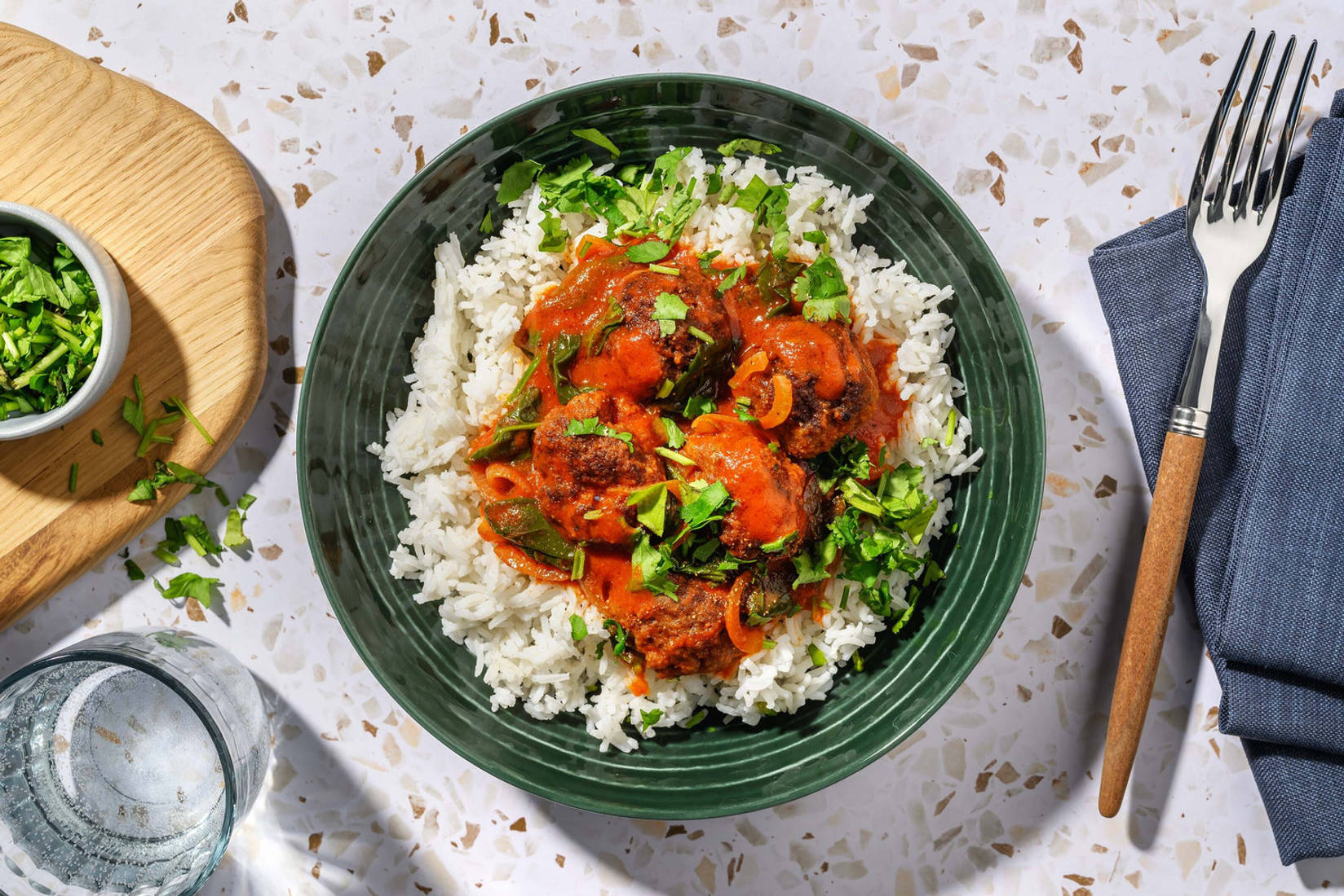 Beef Meatball Rogan Josh