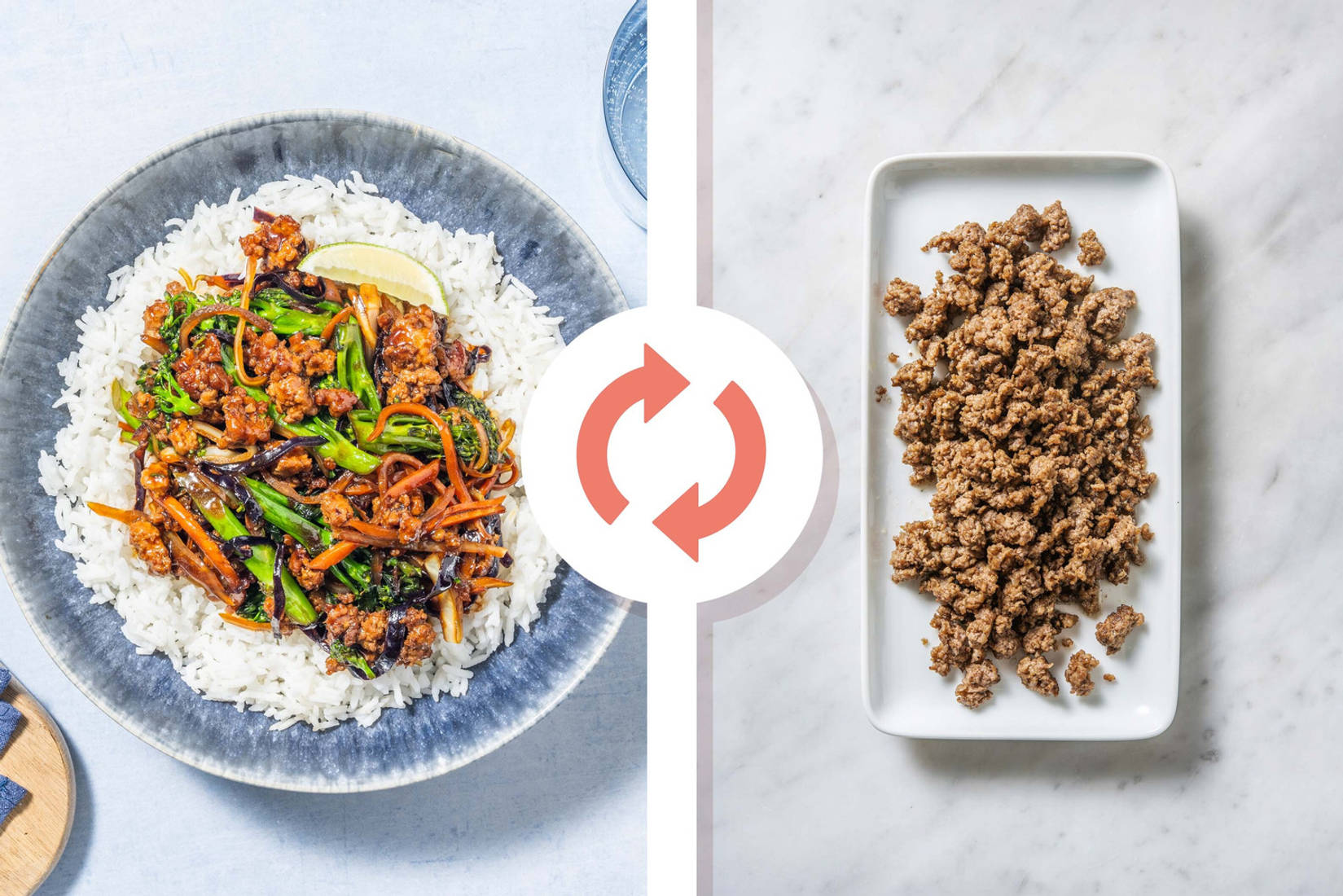 Sticky Honey Beef Rice Bowl