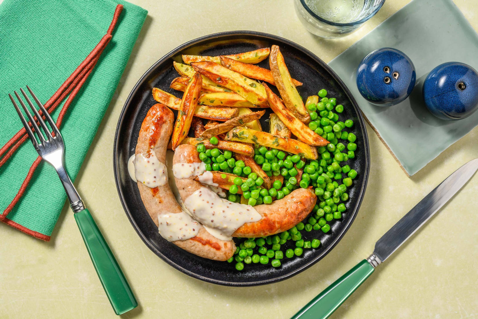 Honey Mustard Sausages in Creamy Sauce