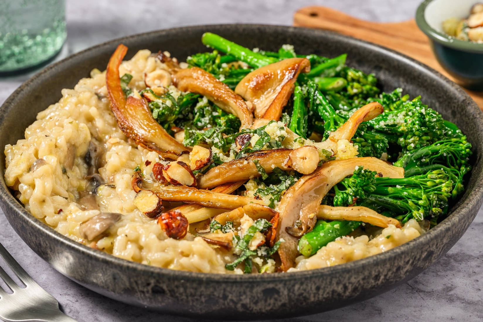 Värmande och mustig svamprisotto