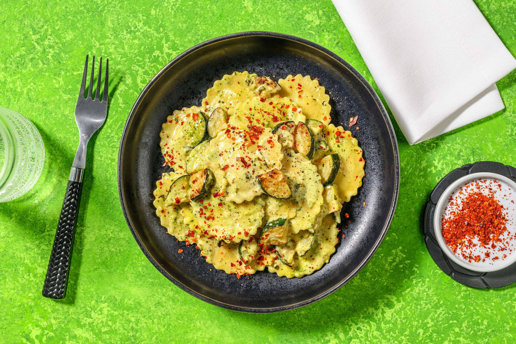 Creamy Parma Ham & Parmigiano Filled Pasta