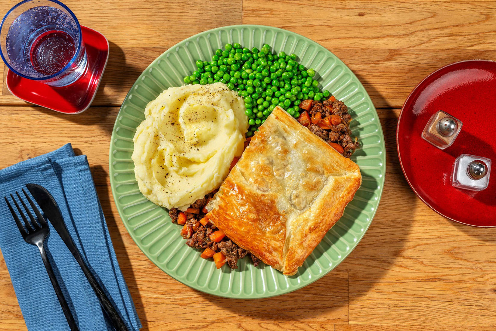 Brilliant Bacon, Beef, and Caramelised Onion Puff Pie