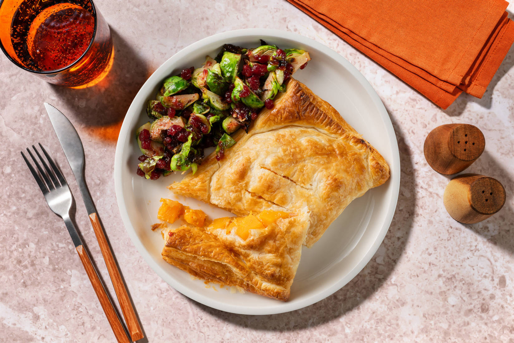 Handmade Spiced Bacon and Butternut Puff Pockets