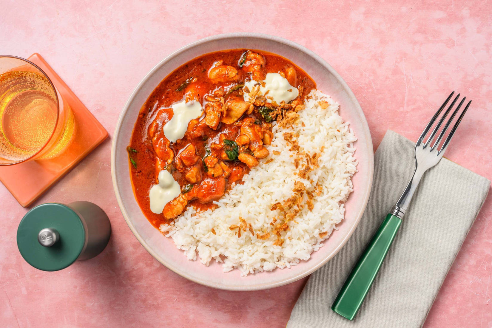 Cajun BBQ Chicken Rice Bowl