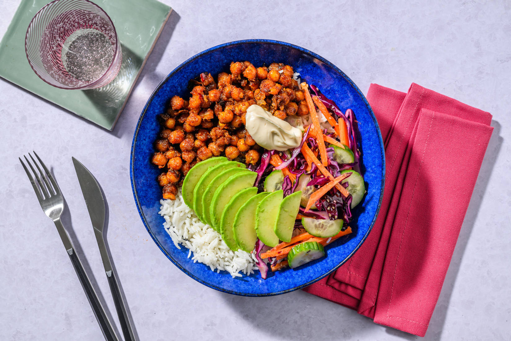 Misoglaseret kikærtebowl